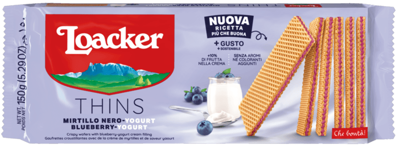 Loacker Wafer Blueberry Yogurt 18 x 150 g