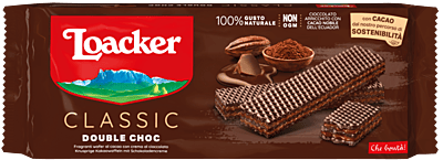 Loacker Wafer Double Chocolate 18 x 175 g Loacker Wafer Double Chocolate 18 x 175 g