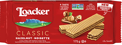 Loacker Wafer Hazelnut 18 x 175 g Loacker Wafer Hazelnut 18 x 175 g