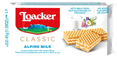 Loacker Wafer Milk 12 x 45 g Loacker Wafer Milk 12 x 45 g