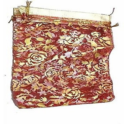 Net Fabric Drawstring Pouch