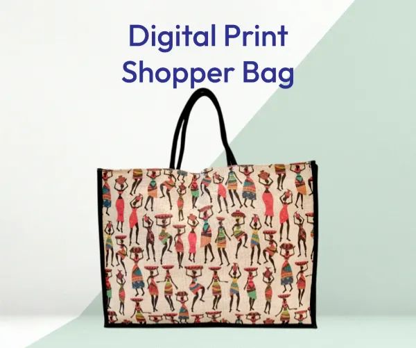 Digital Print Shopper Bag 1 PCS