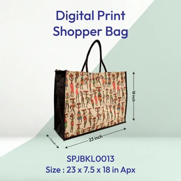 Digital Print Shopper Bag 1 PCS