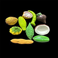 Miniature Clay Vegetables Set (Assorted 10 PCS)