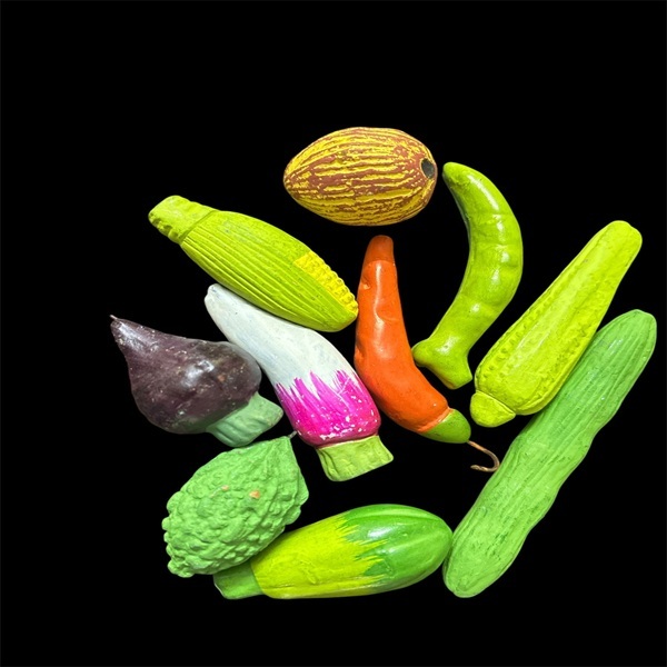 Miniature Clay Vegetables Set (Assorted 10 PCS)
