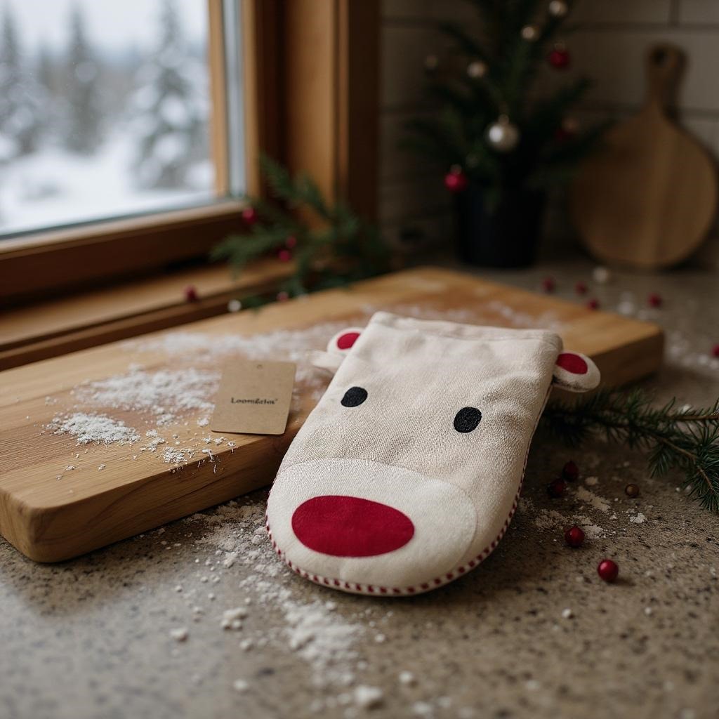 Oven Mitt Reindeer