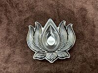 Silver lotus Deepam