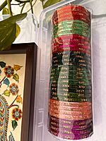 Glass Kada Bangles (4 Bangles )