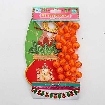 Festive Toran Kit With Glitter Ganesha (Assorted) 1 pcs