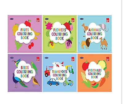HAPPY HOUR- KIDS 12 PC 6 VARIANT COLORING BOOK