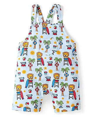 Dungaree Romper (Infant Surf Safari Print) Dungaree Romper (Infant Surf Safari Print)