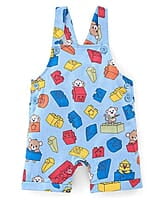 Dungaree Romper (Infant Building Block & Animal Print) 3-6 Month Dungaree Romper (Infant Building Block & Animal Print) 3-6 Month