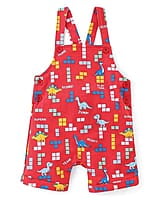 Dungaree Romper (Infant "Dino-Block" Retro Gamer Print) 9-12 Month Dungaree Romper (Infant "Dino-Block" Retro Gamer Print) 9-12 Month
