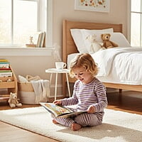 Sleepwear Set (Purple Striped Print ) 2 years