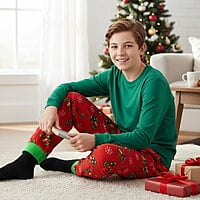 Boys Pant 1 pcs (Kids' "Buddy the Elf" Christmas Pant ) 13-14 Years Boys Pant 1 pcs (Kids' "Buddy the Elf" Christmas Pant ) 13-14 Years
