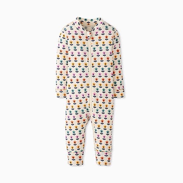 Long-Sleeve Ditsy Floral Jumpsuit (6-12 Month/70cm) Long-Sleeve Ditsy Floral Jumpsuit (6-12 Month/70cm)
