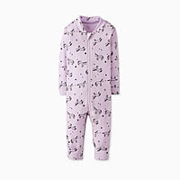 Long-Sleeve Lavender Jumpsuit (6-12 Month/70cm) Long-Sleeve Lavender Jumpsuit (6-12 Month/70cm)