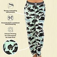 Lazy One Pajamas for Women, Cute Garden and Bear Pajama Pants and Top Separates