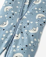 Long-Sleeve Footless Dusty Blue Jumpsuit(2 Years /85cm) Long-Sleeve Footless Dusty Blue Jumpsuit(2 Years /85cm)