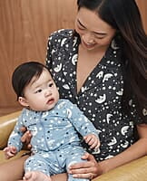 Long-Sleeve Footless Dusty Blue Jumpsuit(2 Years /85cm) Long-Sleeve Footless Dusty Blue Jumpsuit(2 Years /85cm)