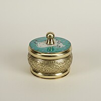 Pichwai Brass Kumkum holder Pichwai Brass Kumkum holder