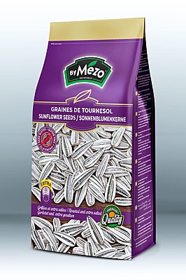 Mezo Roasted White Sunflower Seeds Extra Salted 16 x 250 g Mezo Roasted White Sunflower Seeds Extra Salted 16 x 250 g