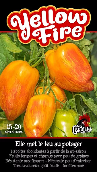 Semences de tomates Yellow fire