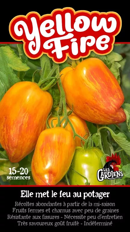 Semences de tomates Yellow fire