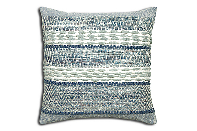 Zircon Blue Decorative Pillow