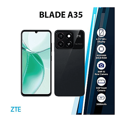 ZTE Blade A35 64GB Renewed 90 Days warranty ZTE Blade A35 64GB Renewed 90 Days warranty