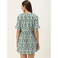 Slumber Jill Nagma Green Short Dress (L)