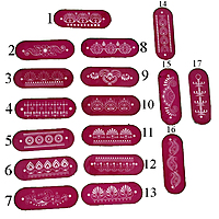 Rangoli Design Border Stencil