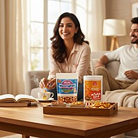 Combo 5 (Moongfali Chaat Masala Peanut 80 gm,Masala Corn Kadalai Mittai 100 gm)