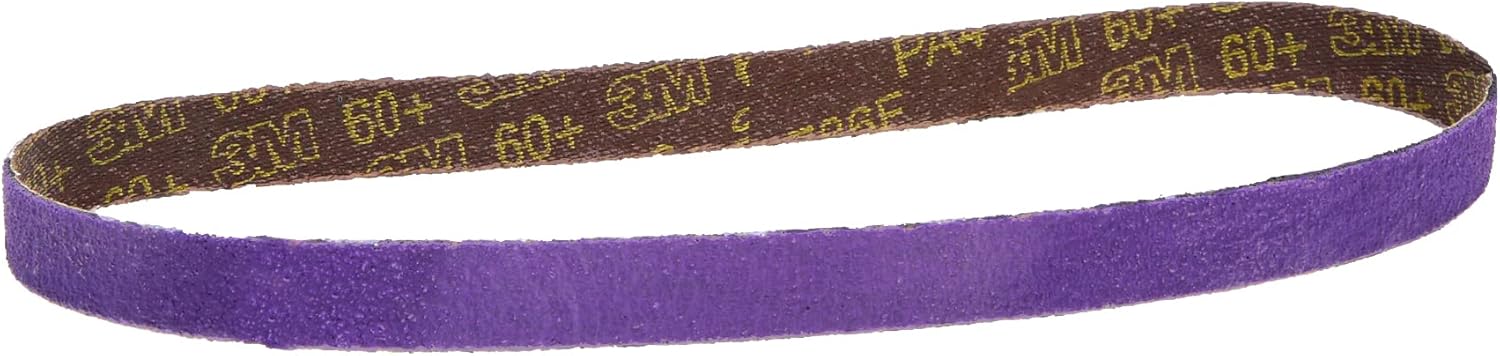Purple 3M 769F 40 Grit Ceramic 18" Sand Belt 10/pk