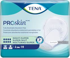 TEN62718 - Tena Night Super Pads w/ Wetness Indicator Green (24/pkg) TEN62718 - Tena Night Super Pads w/ Wetness Indicator Green (24/pkg)
