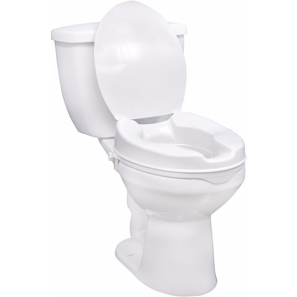 DRI12065 - Raised Toilet Seat, 4" with Lid