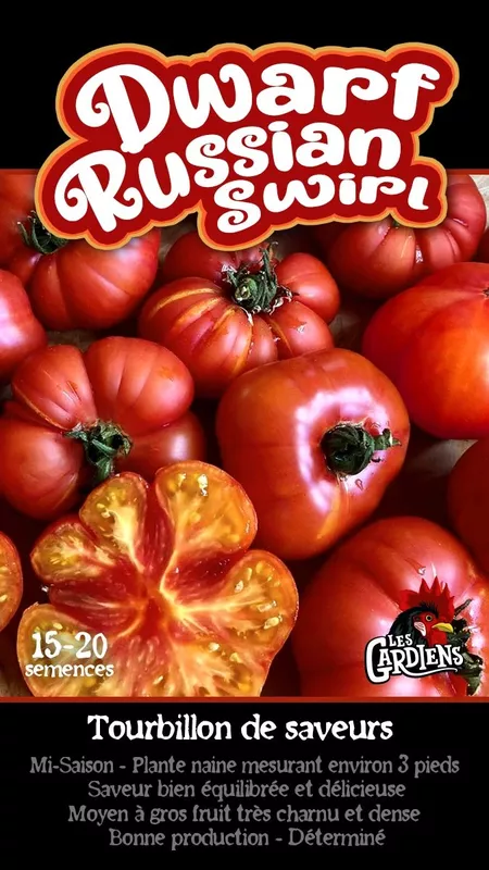 Semences de tomates Dwarf russian swirl