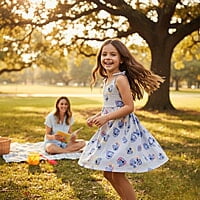 Sleeveless Disney Stitch Pastel Hearts Sun Dress (10 years) Sleeveless Disney Stitch Pastel Hearts Sun Dress (10 years)