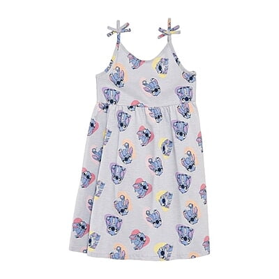 Sleeveless Disney Stitch Pastel Hearts Sun Dress (10 years) Sleeveless Disney Stitch Pastel Hearts Sun Dress (10 years)