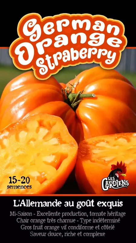 Semences de tomates German orange strawberry