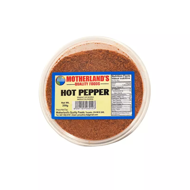 Dry Pepper (Ground or Crushed Chili Pepper)