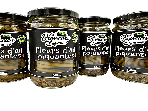 Fleurs d'ail piquantes