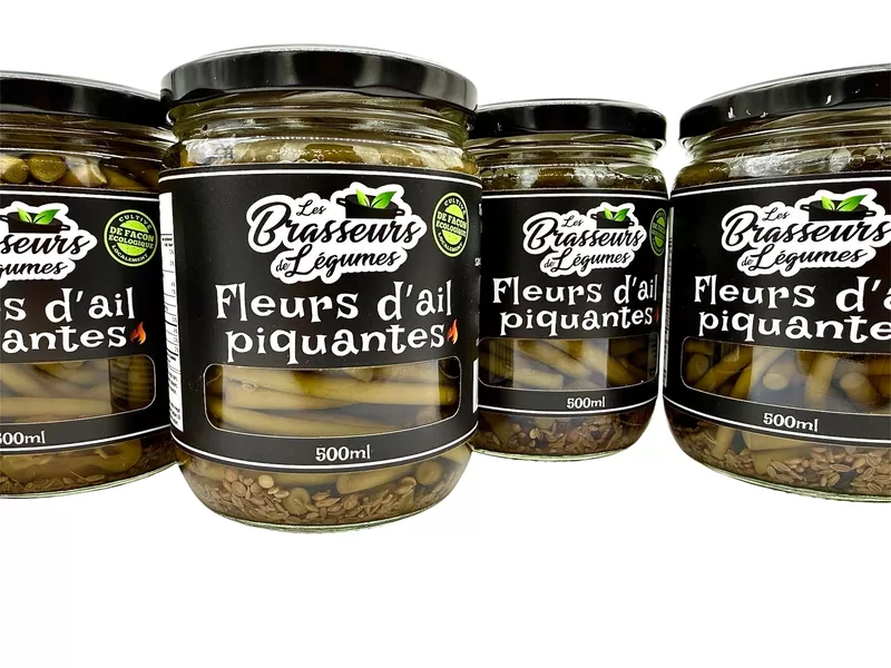 Fleurs d'ail piquantes