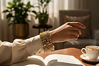 Kada Stone Bangles ( 4 pcs )