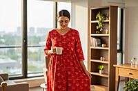 Red kurti