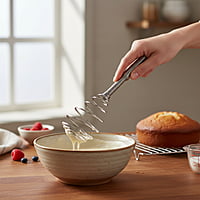 Spiral whisk with ss Handle