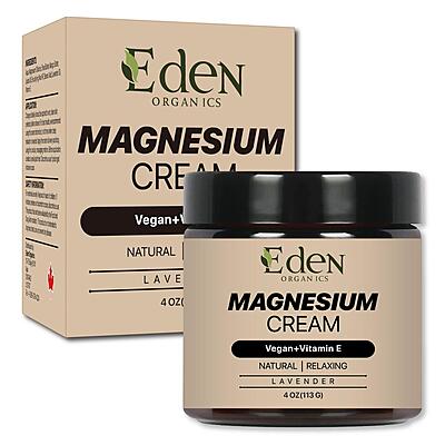 Magnesium Body Cream – Lavender Shea Butter Moisturizer (120mL)
