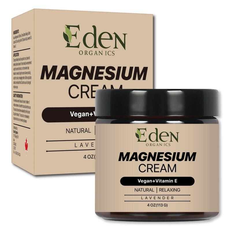 Magnesium Body Cream – Lavender Shea Butter Moisturizer (120mL)