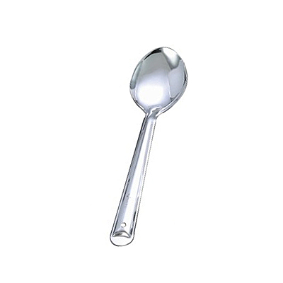 Flat curry ladle