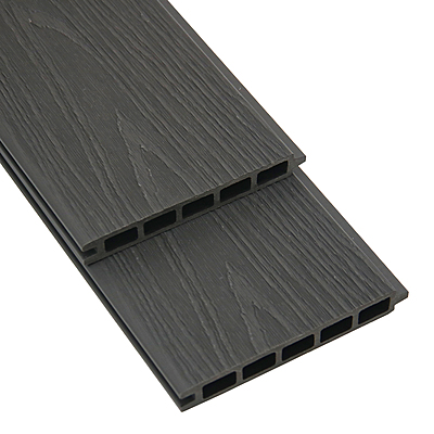 Planche clôture composite-Gris argenté/1800mm x 20mm x 161.2mm/Écorse